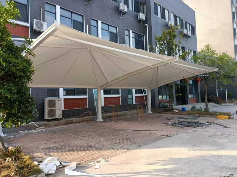 扬中市膜结构车棚行业现状及公司选择指南-1